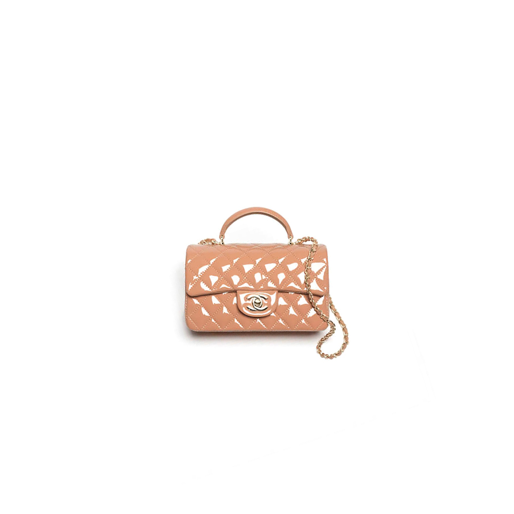 CHANEL Mini Classic Handbag With Top Handle
