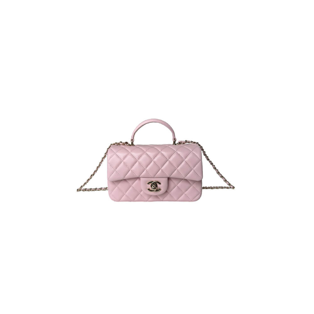 CHANEL Mini Classic Handbag With Top Handle