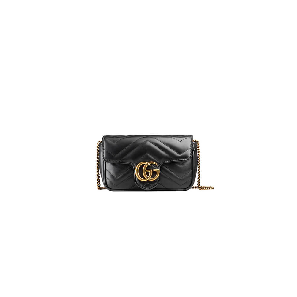 GG Marmont matelasse leather super mini bag(high-end Grade)