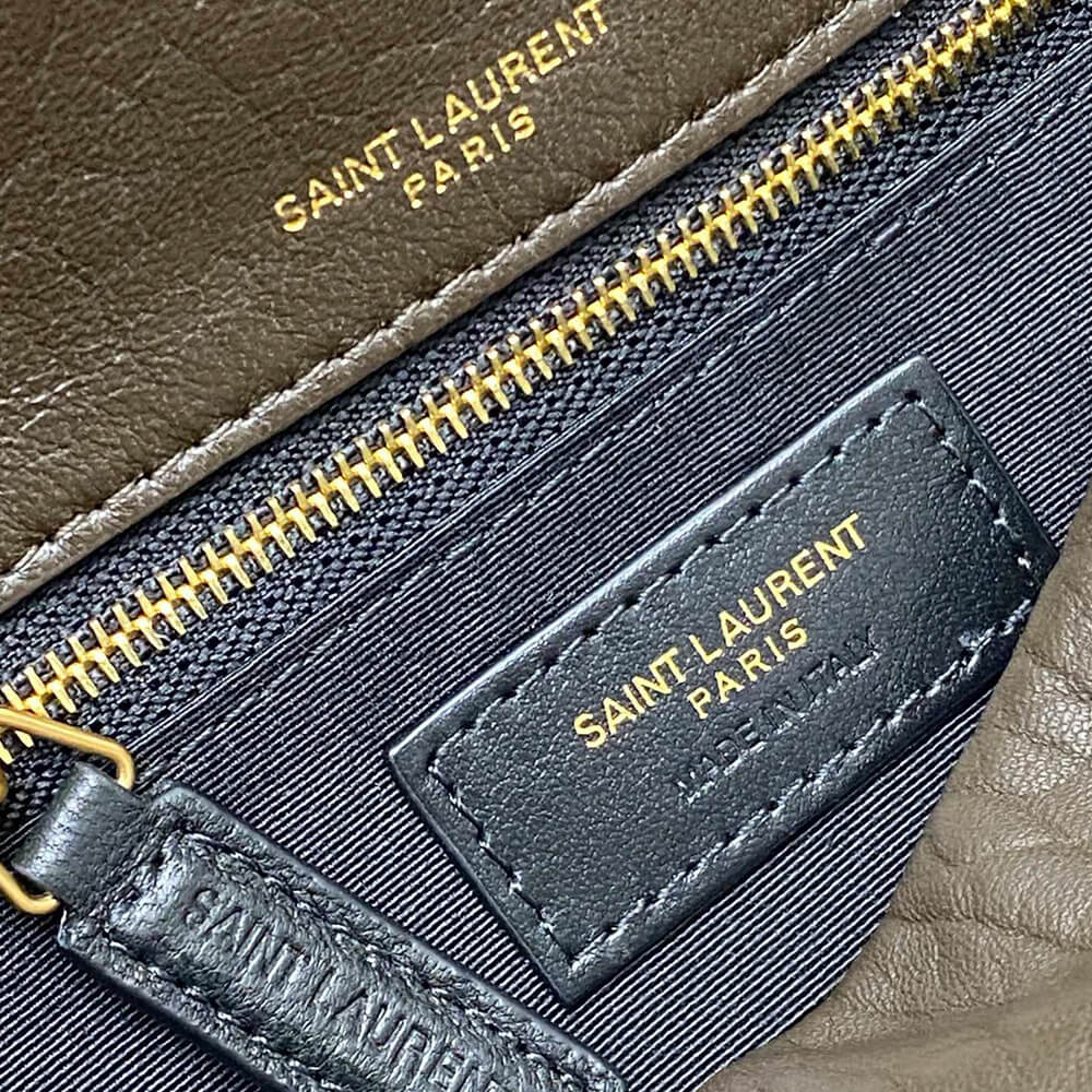 YSL calypso medium in grained lambskin