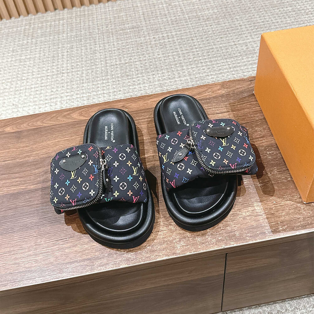 LV x TM Pool Pillow Flat Comfort Mule