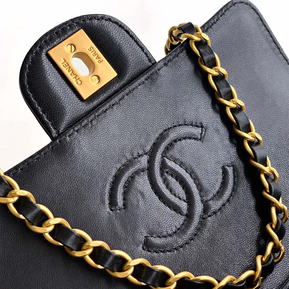CHANEL Small Flap Bag with Top Handle(HIGH-END GRADE)