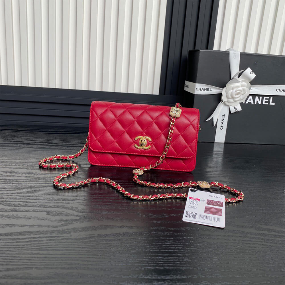 CHANEL Clutch With Chain(HIGH-END GRADE)
