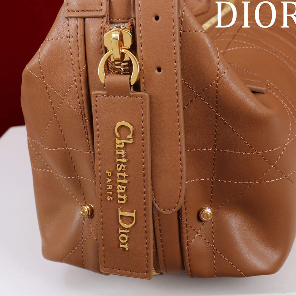Dior Medium D-Journey Bag in Vintage Smooth Calfskin(HIGH-END GRADE)