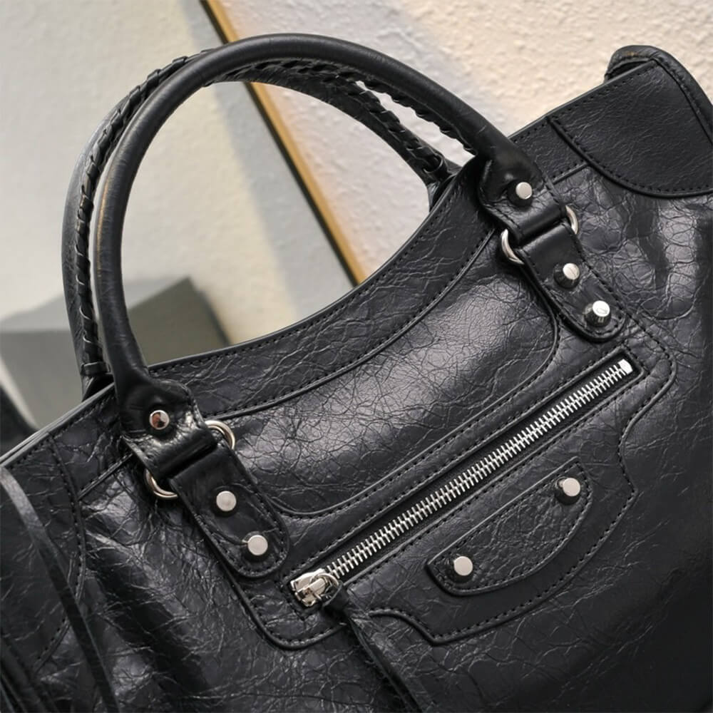Balenciaga Women s Le City Bag Medium(HIGH-END GRADE)