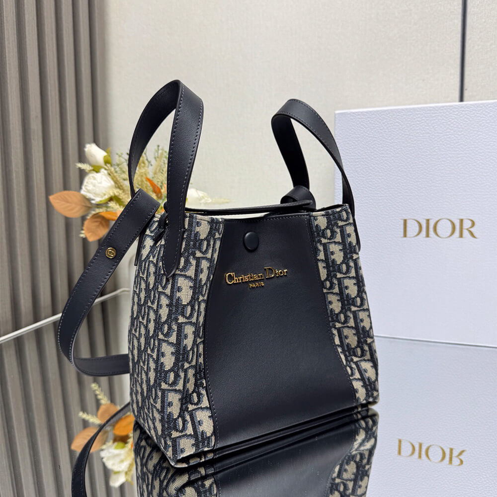 Dior Small Signature Bucket Bag