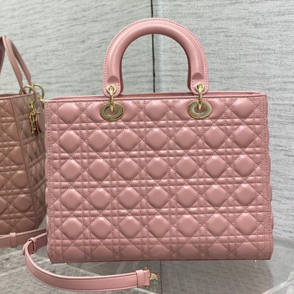 Dior Large Lady Dior Bag(HIGH-END GRADE)