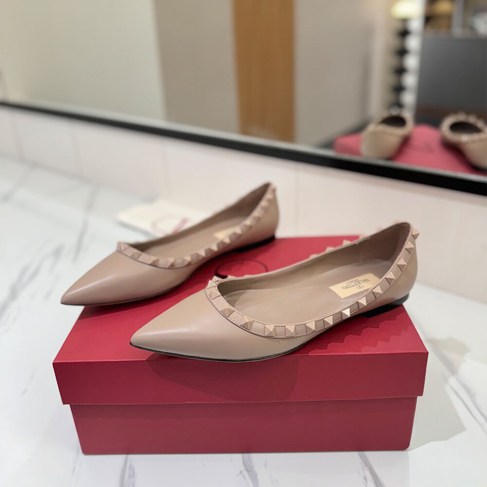 VALENTINO ROCKSTUD BALLET FLAT